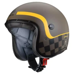 Caberg Freeride Formula Matt Brown Yellow Open Face Helmet -UFO Sales Store 0132832 1 01 jpg