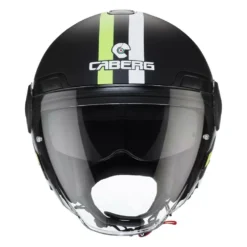 Caberg Uptown Chrono Matt Black Yellow Fluo Open Face Helmet -UFO Sales Store 0132979 1 03 jpg