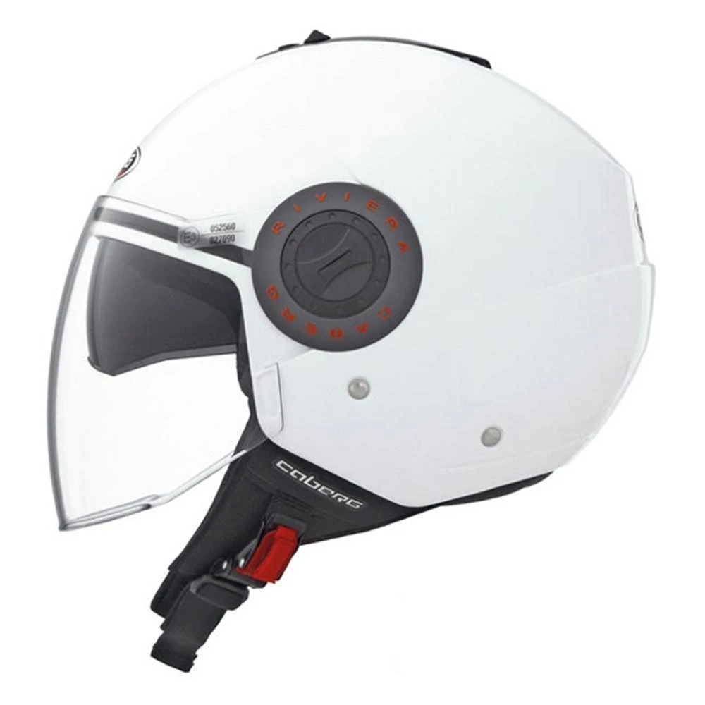 Caberg Riviera White Open Face Helmet 4 Caberg Riviera White Open Face Helmet - Image 4
