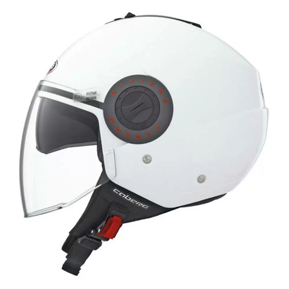 Caberg Riviera White Open Face Helmet 6 Caberg Riviera White Open Face Helmet - Image 6