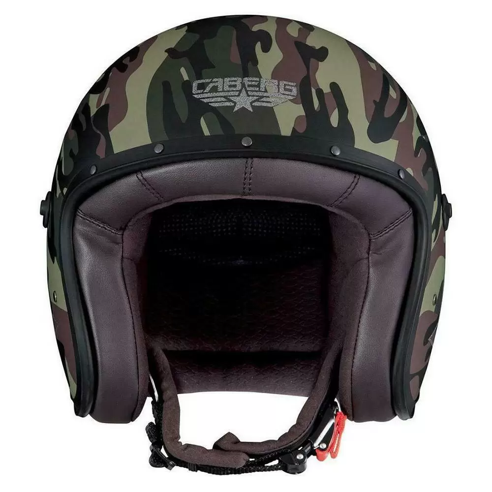 Caberg Freeride Commander Green Open Face Helmet 7 Caberg Freeride Commander Green Open Face Helmet - Image 7
