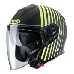 Caberg Flyon Bakari Matt Black Yellow Open Face Helmet -UFO Sales Store 0764149 1 01 jpg