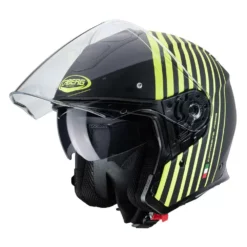 Caberg Flyon Bakari Matt Black Yellow Open Face Helmet -UFO Sales Store 0764149 1 03 jpg