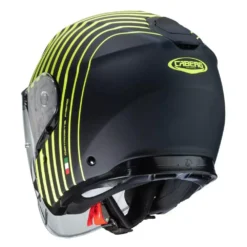 Caberg Flyon Bakari Matt Black Yellow Open Face Helmet -UFO Sales Store 0764149 1 04 jpg
