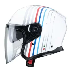 Caberg Flyon Bakari Open Face Helmet - White Silver -UFO Sales Store 0764194 1 02 jpg