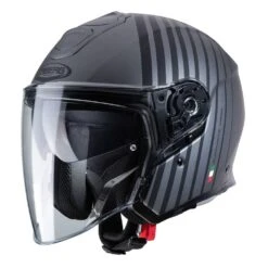 Caberg Flyon Bakari Matt Gunmetal Black Open Face Helmet -UFO Sales Store 0764248 1 01 3