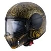 Caberg Ghost Open Face Helmet - Maori Matt Black Gold 14 Caberg Ghost Open Face Helmet - Maori Matt Black Gold -UFO Sales Store 0764446 1 01 1