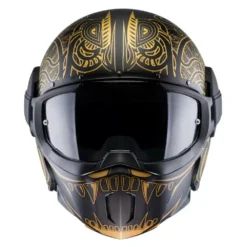 Caberg Ghost Open Face Helmet - Maori Matt Black Gold 17 Caberg Ghost Open Face Helmet - Maori Matt Black Gold -UFO Sales Store 0764446 1 03 jpg