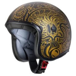 Caberg Freeride Maori Open Face Helmet - Matt Black Gold -UFO Sales Store 0764651 1 01 5