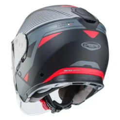 Caberg Flyon Rio Matt Black Red Anthracite Silver Open Face Helmet -UFO Sales Store 0782891 1 03 jpg