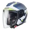 Caberg Flyon Rio Open Face Helmet - Matt Blue White Yellow Silver -UFO Sales Store 0782945 1 01 1