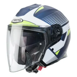 Caberg Flyon Rio Open Face Helmet - Matt Blue White Yellow Silver -UFO Sales Store 0782945 1 01 jpg
