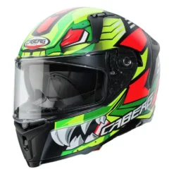 Caberg Avalon Giga Full Face Helmet - Matt Black Yellow Fluo Red Fluo -UFO Sales Store 0783614 1 01 jpg