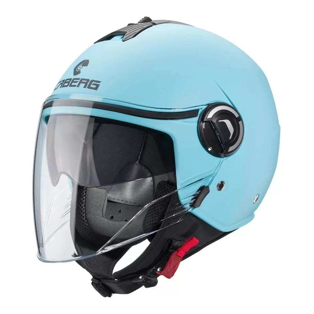 Caberg Riviera V4 Open Face Helmet - Matt Light Blue 6 Caberg Riviera V4 Open Face Helmet - Matt Light Blue - Image 6