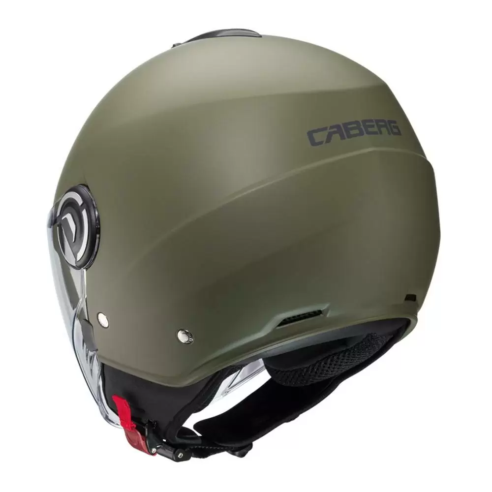 Caberg Riviera V4 Open Face Helmet - Matt Military Green 8 Caberg Riviera V4 Open Face Helmet - Matt Military Green - Image 8