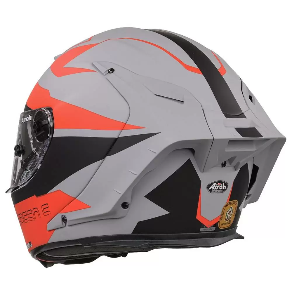 Airoh GP 550 S Vektor Orange Full Face Helmet 8 Airoh GP 550 S Vektor Orange Full Face Helmet - Image 8