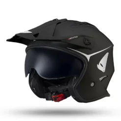 UFO Sheratan Open Face Helmet - Jet Black -UFO Sales Store he140 k 01 14 jpg