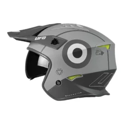 UFO Sheratan Jet Open Face Helmet - Grey -UFO Sales Store he148 08 jpg