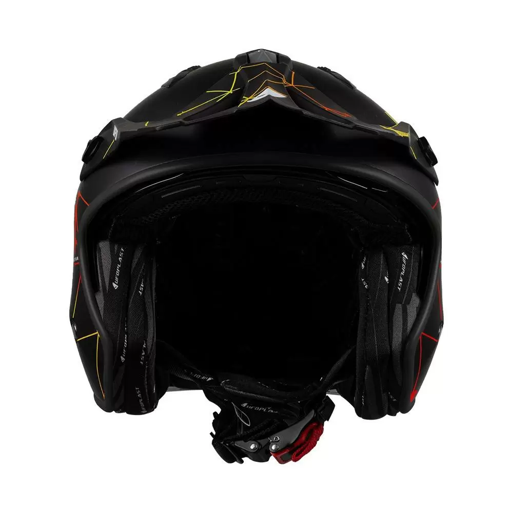 UFO Sheratan Net Open Face Helmet - Jet Black 10 UFO Sheratan Net Open Face Helmet - Jet Black - Image 10