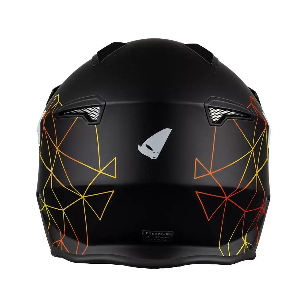 UFO Sheratan Net Open Face Helmet - Jet Black 11 UFO Sheratan Net Open Face Helmet - Jet Black - Image 11