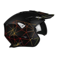 UFO Sheratan Net Open Face Helmet - Jet Black 27 UFO Sheratan Net Open Face Helmet - Jet Black -UFO Sales Store he149 09 jpg