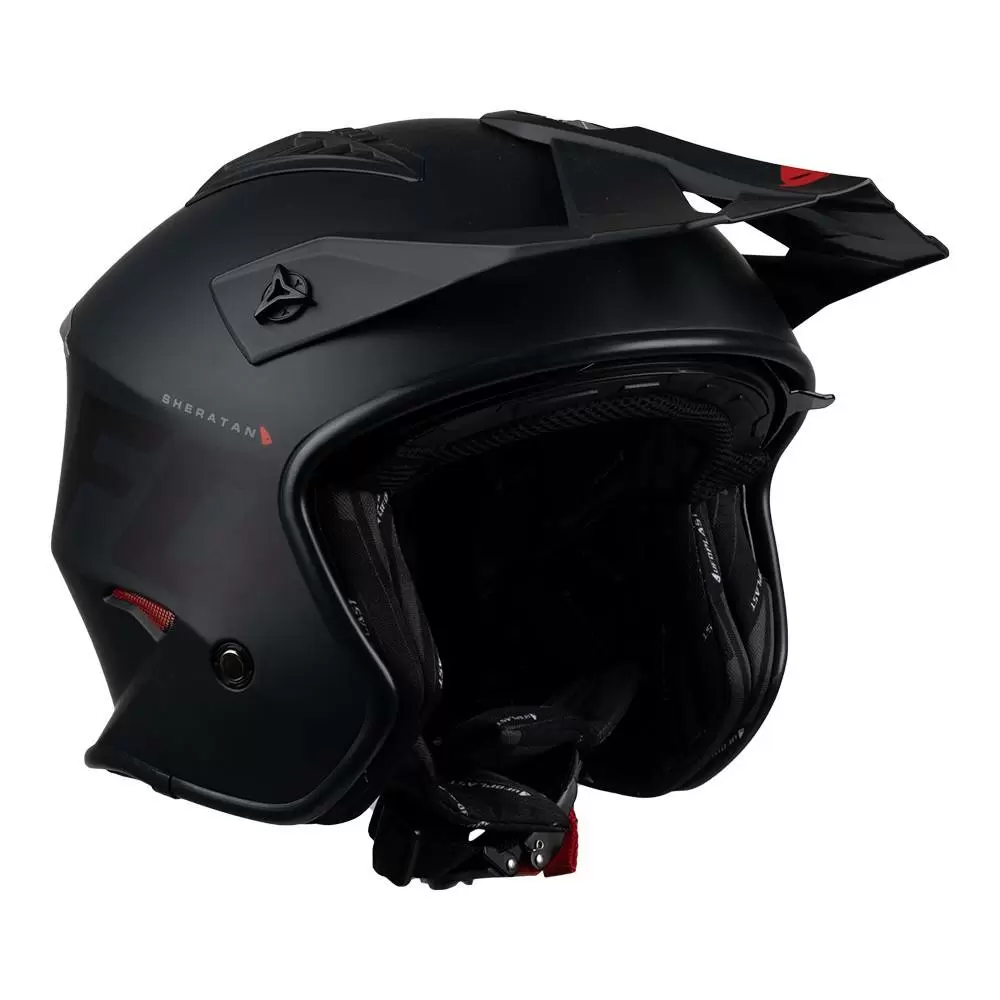 UFO Sheratan Jet Open Face Helmet - Matt Black 8 UFO Sheratan Jet Open Face Helmet - Matt Black - Image 8