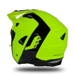 UFO Sheratan Neon Yellow Black Jet Open Face Helmet -UFO Sales Store he183 03 jpg