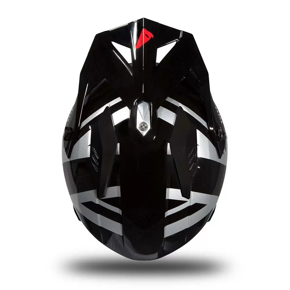 UFO Sheratan Black Grey Red Gloss Jet Open Face Helmet 12 UFO Sheratan Black Grey Red Gloss Jet Open Face Helmet - Image 12