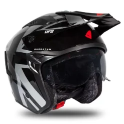 UFO Sheratan Black Grey Red Gloss Jet Open Face Helmet 16 UFO Sheratan Black Grey Red Gloss Jet Open Face Helmet -UFO Sales Store he184 10 jpg