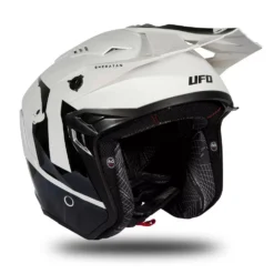 UFO Sheratan White Black Gloss Jet Open Face Helmet 21 UFO Sheratan White Black Gloss Jet Open Face Helmet -UFO Sales Store he185 07 jpg