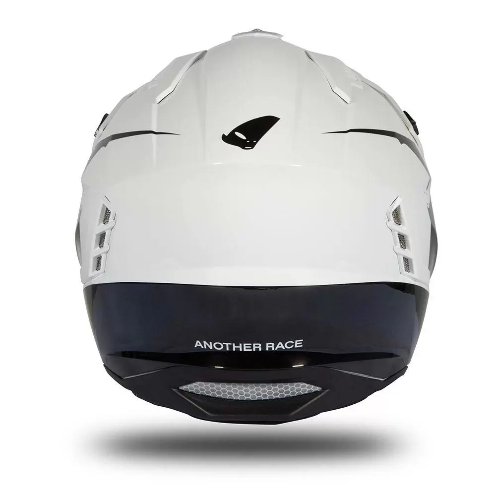 UFO Sheratan White Black Gloss Jet Open Face Helmet 7 UFO Sheratan White Black Gloss Jet Open Face Helmet - Image 7