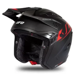 UFO Sheratan Black Red Matt Jet Open Face Helmet 24 UFO Sheratan Black Red Matt Jet Open Face Helmet -UFO Sales Store he187 02 jpg