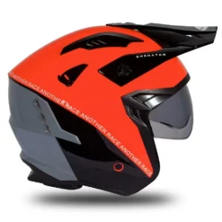 UFO Sheratan Red Black Grey Gloss Jet Open Face Helmet 21 UFO Sheratan Red Black Grey Gloss Jet Open Face Helmet -UFO Sales Store he188 06 jpg