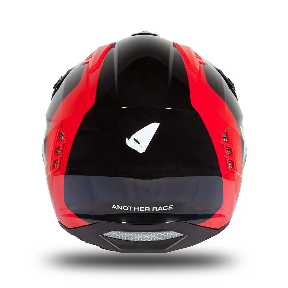 UFO Sheratan Red Black Gloss Jet Open Face Helmet 13 UFO Sheratan Red Black Gloss Jet Open Face Helmet - Image 13