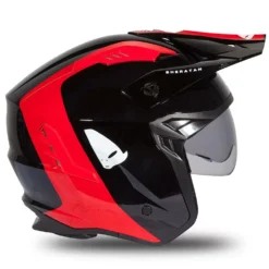 UFO Sheratan Red Black Gloss Jet Open Face Helmet 24 UFO Sheratan Red Black Gloss Jet Open Face Helmet -UFO Sales Store he189 02 jpg