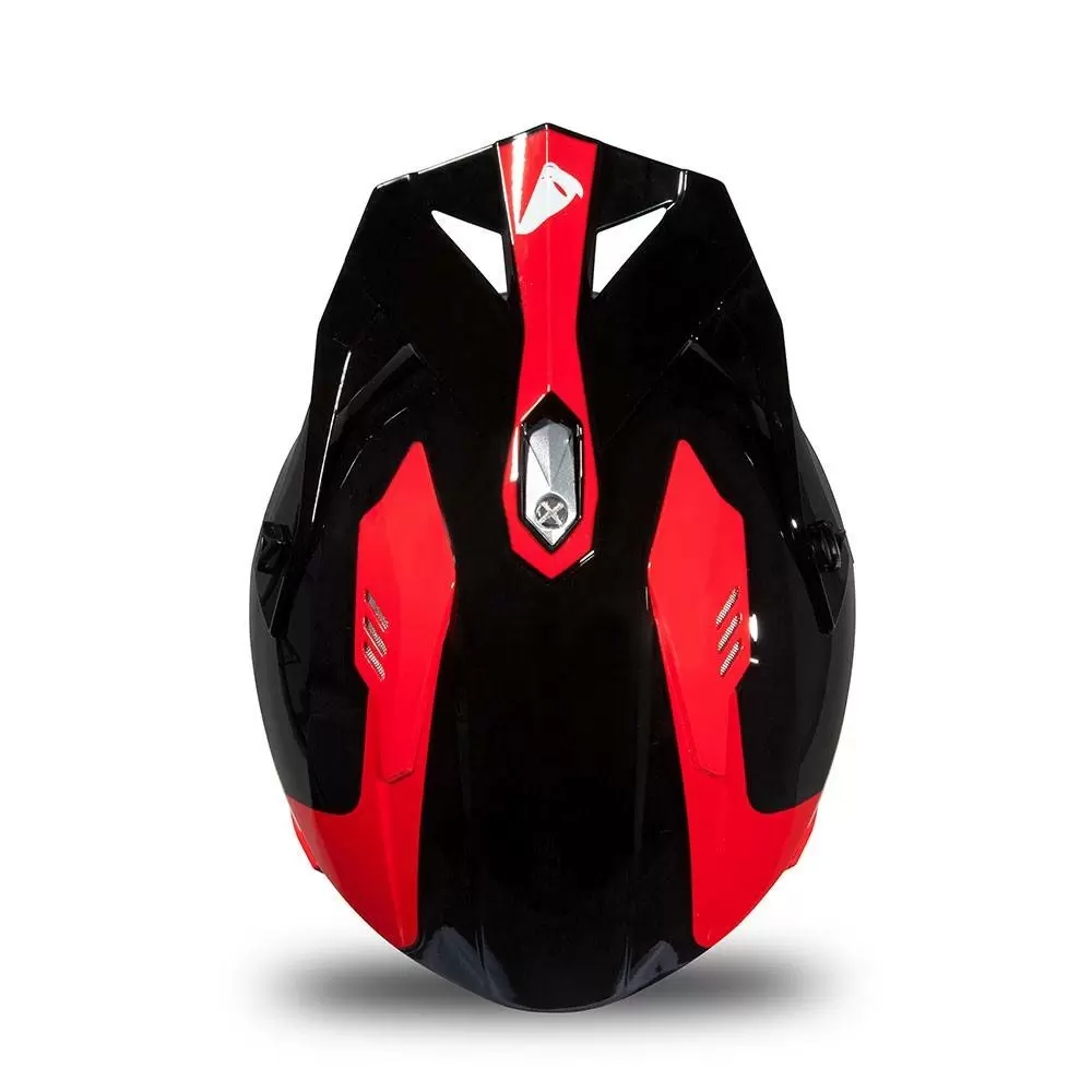 UFO Sheratan Red Black Gloss Jet Open Face Helmet 6 UFO Sheratan Red Black Gloss Jet Open Face Helmet - Image 6