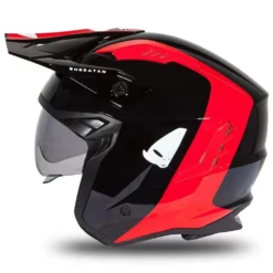 UFO Sheratan Red Black Gloss Jet Open Face Helmet 16 UFO Sheratan Red Black Gloss Jet Open Face Helmet -UFO Sales Store he189 10 jpg