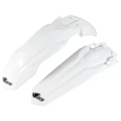UFO Honda CRF 250R (18-21) CRF 250RX (19-21) CRF 450R/RX (17-20) White Fenders Kit