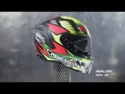 Caberg Avalon Giga Full Face Helmet - Matt Black Yellow Fluo Red Fluo -UFO Sales Store hqdefault 3 46 jpg