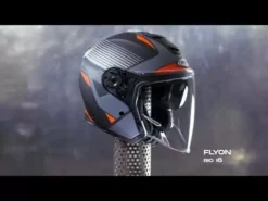 Caberg Flyon Rio Matt Black Red Anthracite Silver Open Face Helmet -UFO Sales Store hqdefault 3 68 jpg