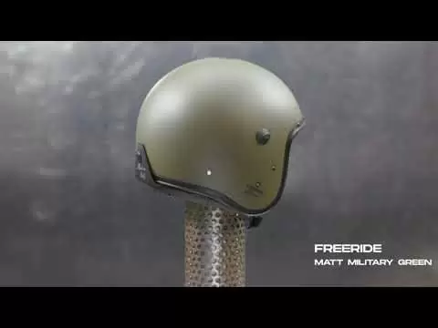 Caberg Freeride Open Face Helmet - Matt Green 8 Caberg Freeride Open Face Helmet - Matt Green - Image 8