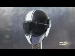 Caberg Ghost Legend Matt Black White Open Face Helmet -UFO Sales Store hqdefault 3 79 jpg