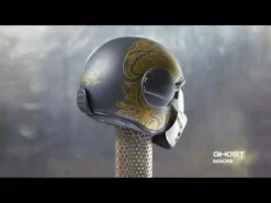 Caberg Ghost Open Face Helmet - Maori Matt Black Gold 19 Caberg Ghost Open Face Helmet - Maori Matt Black Gold -UFO Sales Store hqdefault 3 80 jpg