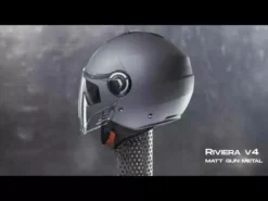 Caberg Riviera V4 Matt Gunmetal Open Face Helmet -UFO Sales Store hqdefault 3 90 jpg
