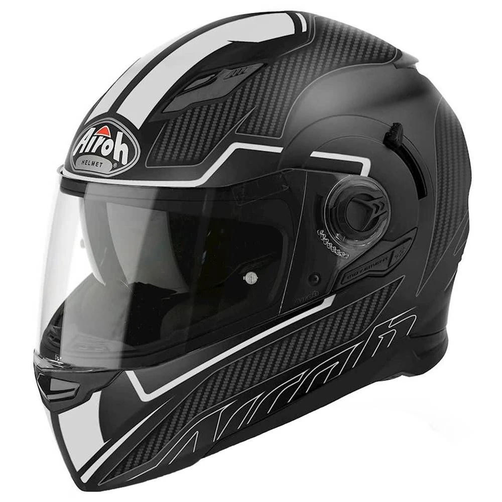 Airoh Movement S Faster White Full Face Helmet 2 Airoh Movement S Faster White Full Face Helmet - Image 2