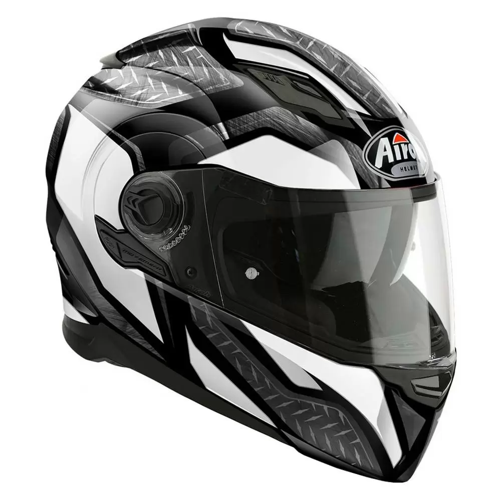 Airoh Movement S Steel White Full Face Helmet 7 Airoh Movement S Steel White Full Face Helmet - Image 7