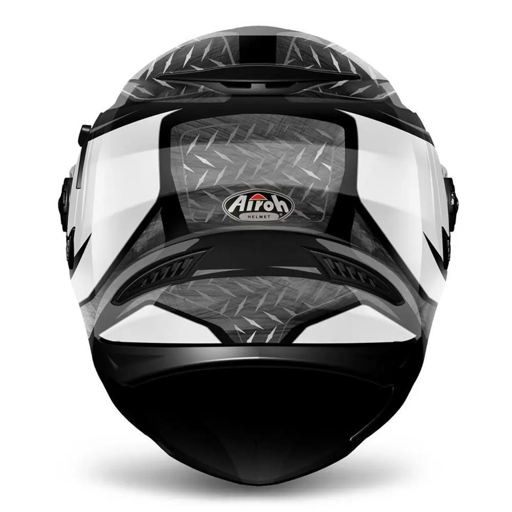 Airoh Movement S Steel White Full Face Helmet 8 Airoh Movement S Steel White Full Face Helmet - Image 8
