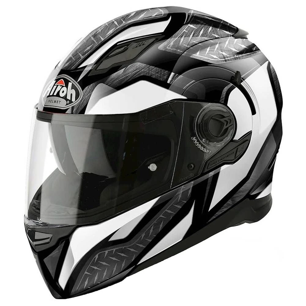Airoh Movement S Steel White Full Face Helmet 3 Airoh Movement S Steel White Full Face Helmet - Image 3