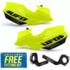 UFO Fluo Yellow Vulcan Universal MX Handguards -UFO Sales Store pm01650 dflu jpg