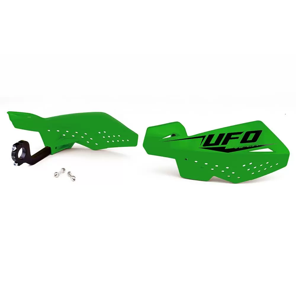 UFO Viper 2 Universal MX Handguards Green 1 UFO Viper 2 Universal MX Handguards Green